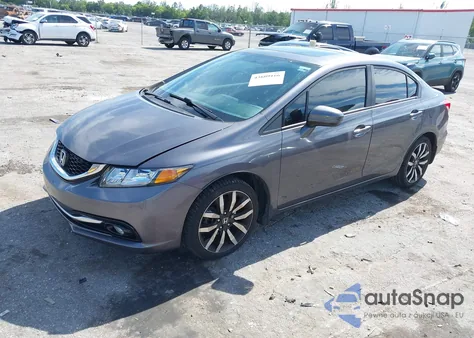 2015 Honda Civic Ex-L from USA, damaged, VIN 2HGFB2F96FH517377